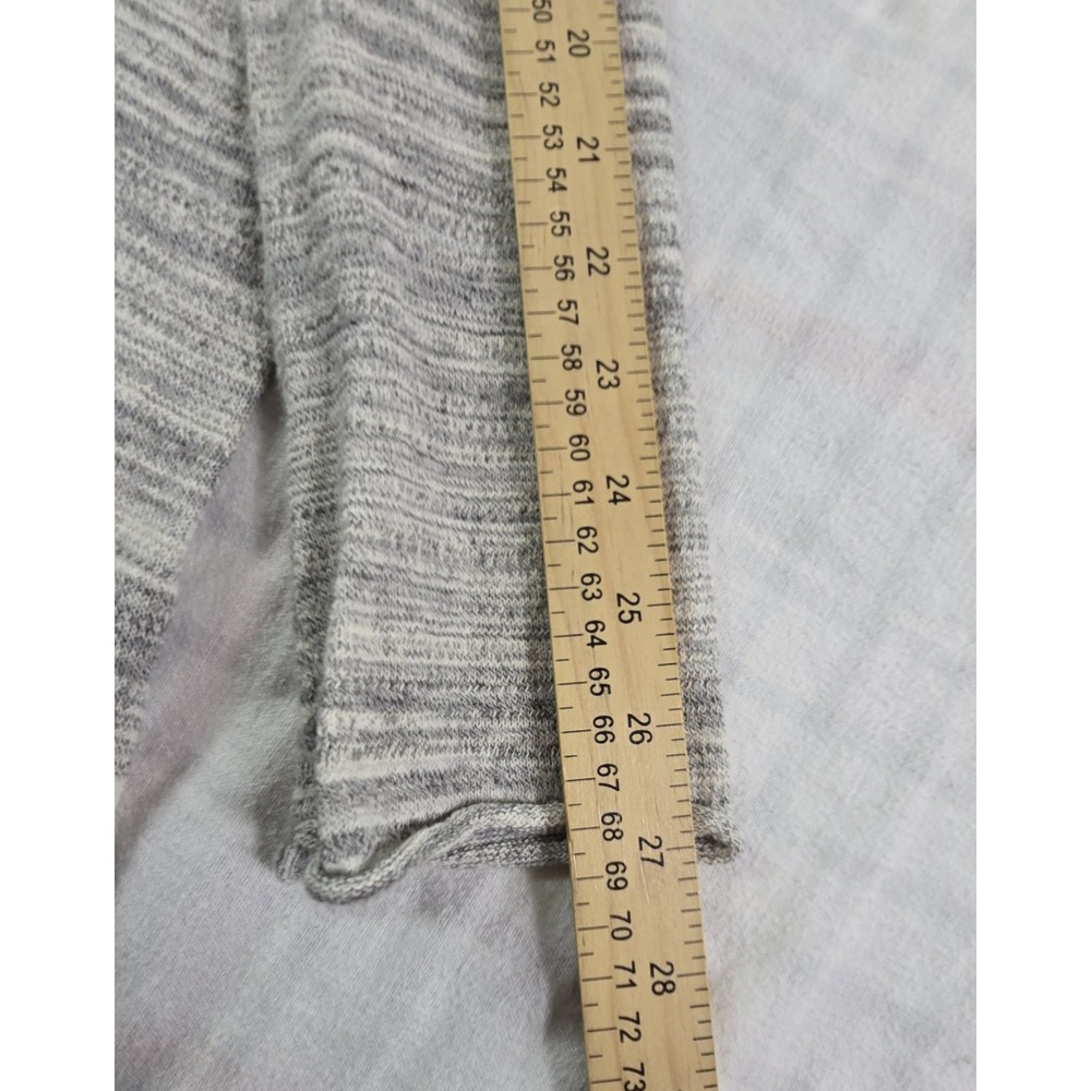 Prana Womens Gemma Hooded Sweater Lightweight Knit Spacedye Gray L - Picture 8 of 11